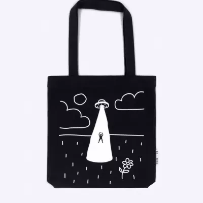 TOTE BAG "ABDUCTION" DICKS DON'T LIE