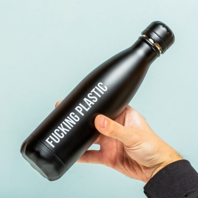 Thermos bottle "Fucking Plastic" FISURA