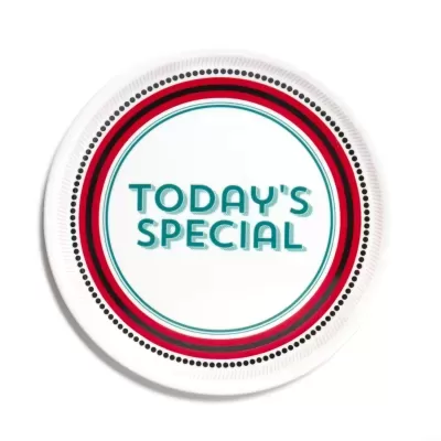 PIZZA PLATE TODAY'S SPECIAL BITOSSI HOME