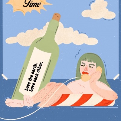 ILUSTRAÇÃO "LOVE THE EARTH ..." LAU