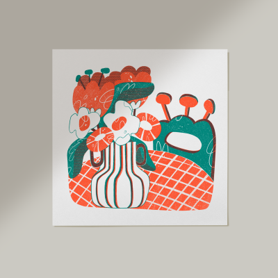 SERIGRAFIA "A MESA DE JANTAR" JOANA CUNHA