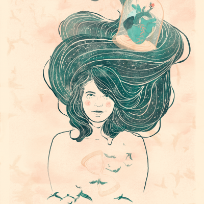 ILUSTRAÇÃO "A SAUDADE É DE MIM" CAROL GAESSLER