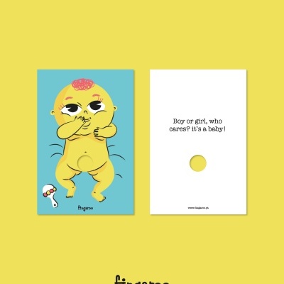 POSTAL INTERATIVO "BEBÉ" FINGAROO