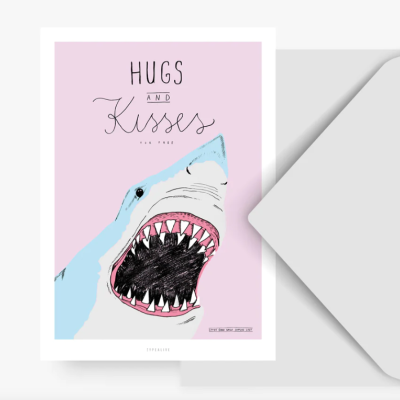 POSTAL HUGS AND KISSES TYPEALIVE