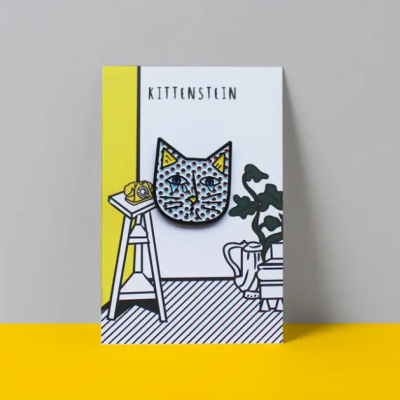 CAT ARTIST PIN KITTENSTEIN NIASKI