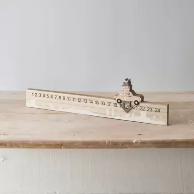 CALENDARIO DE ADVENTO COM CARRO GAINSBOROUGH GIFTWARE