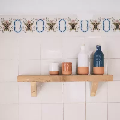 GLAZED CLAY BOTTLE CASA ATLANTICA