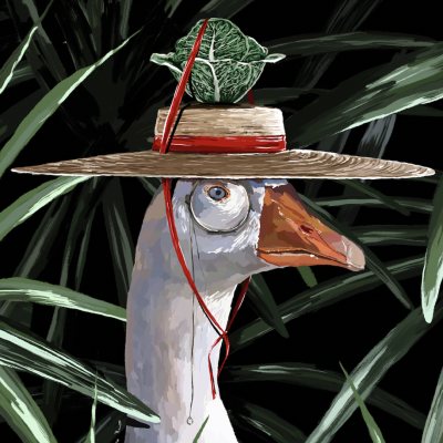 ILUSTRAÇÃO "UM ANIMAL EM CADA LUGAR - GANSO" ISA MARITA