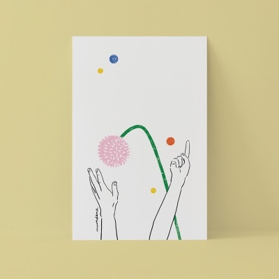 POSTAL "MARTELOS E ALHOS PORROS II" JOANA MUNDANA