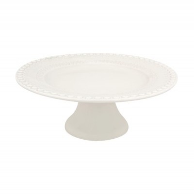 PRATO C/ PÉ 28 CINZA AREIA BORDALLO PINHEIRO