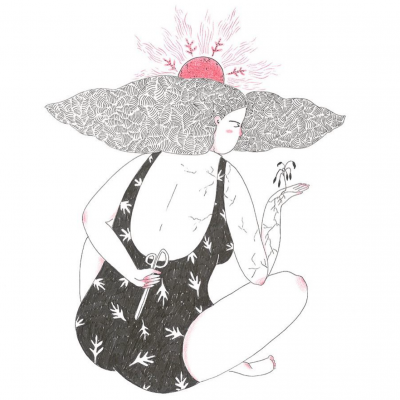 ILUSTRAÇÃO "I AM MY BIGGEST OBSTACLE" BÁRBARA AMARAL