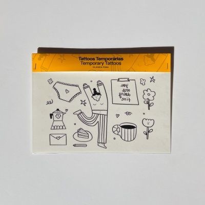 TATUAGENS TEMPORÁRIAS - CLÁUDIA PENA