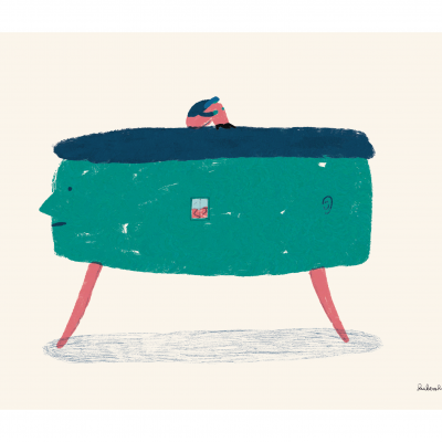 ILUSTRAÇÃO "ALL IN YOUR HEAD" RUBEN RAMIRES