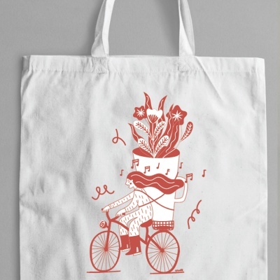 TOTE BAG "BICICLETA" CRISTINA MOREIRA