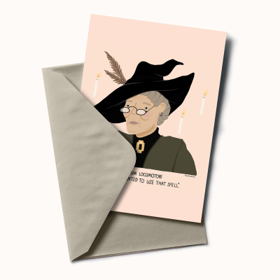 POSTAL "MINERVA MCGONAGALL" ADRIANA FONTELAS