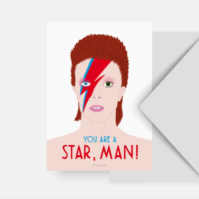 POSTAL "STAR MAN" TYPEALIVE