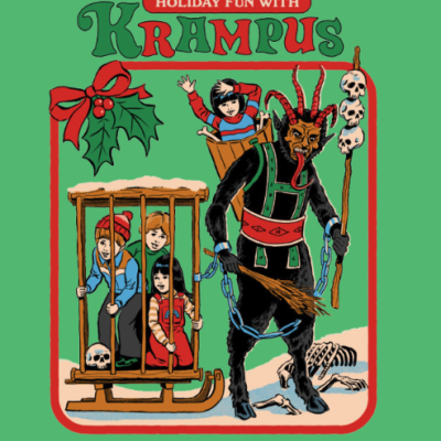 POSTAL "HOLIDAY FUN WITH KRAMPUS" OHH DEER