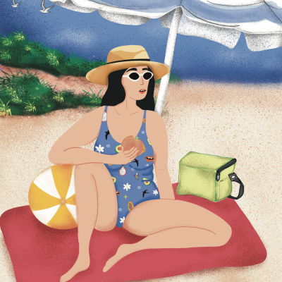 ILUSTRAÇÃO "SUMMER IS MY SEASON" EMILY MAZINI