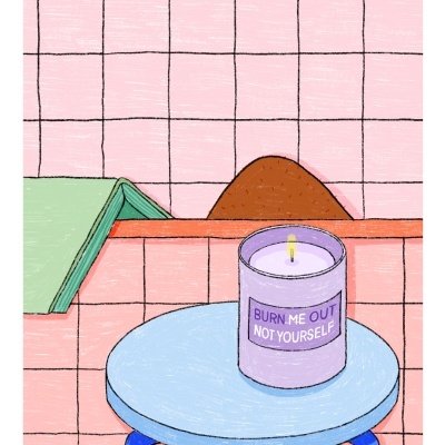 ILUSTRAÇÃO  "CANDLE" KIKA
