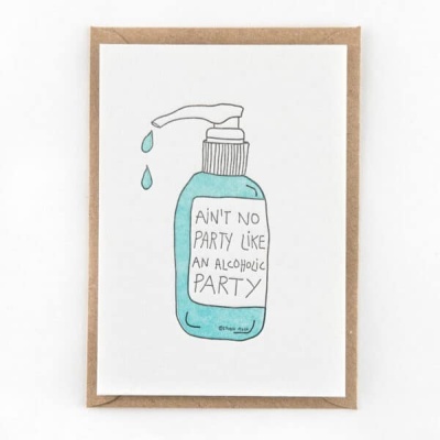 POSTAL "AIN'T NO PARTY LIKE AN ALCOHOLIC PARTY" STUDIO FLASH