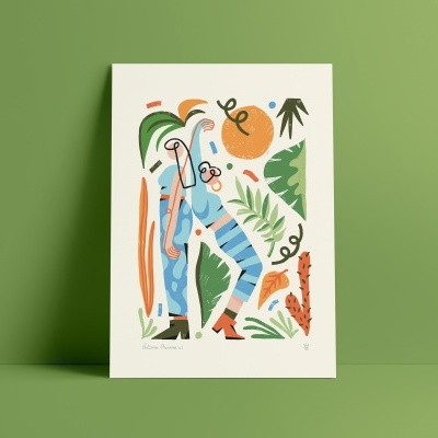 ILUSTRAÇÃO "COMO SINTO O VERÃO" CATARINA OSCARINA