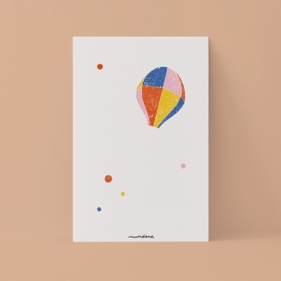 POSTAL "BALÃOZINHO" JOANA MUNDANA