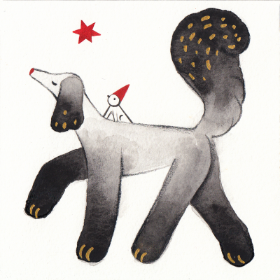 ILUSTRAÇÃO "CÃO GNOMO" SOFIA MURTEIRA