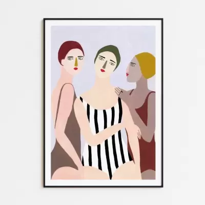 ILUSTRAÇÃO "SWIMMERS" DEPEAPE