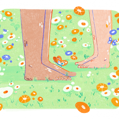 ILUSTRAÇÃO “PLAYLIST II (ROADTRIP EDITION) - BAREFOOT IN THE PARK” JOANA CUNHA