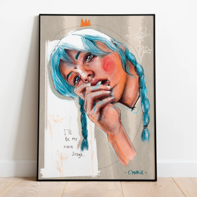 ILUSTRAÇÃO A3 "I'LL BE MY OWN JUDGE" C'MARIE