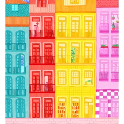 ILUSTRAÇÃO "DELIRIOUS OPORTO 7" KIKA