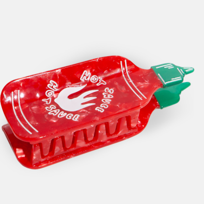 CLIP PARA CABELO "HOT SAUCER" EAT MY SOCKS