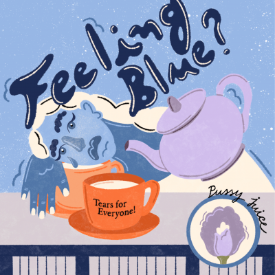 ILUSTRAÇÃO "FEELING BLUE" LAU