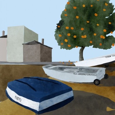 ILUSTRAÇÃO "THE HARBOR" EVA HALFERS