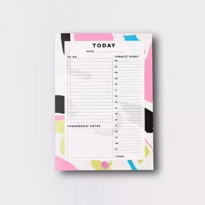 DAILY PLANNER PAD "ORCHARD A5" THE COMPLETIST