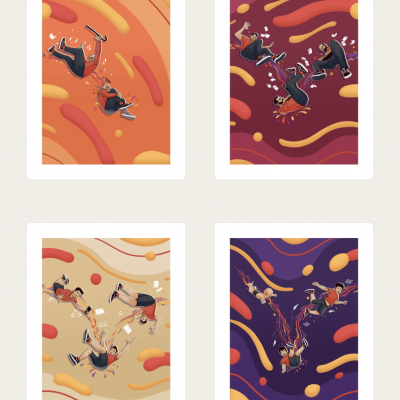 COLEÇÃO "PEBBLE IN THE POND" SALVADOR POMBO