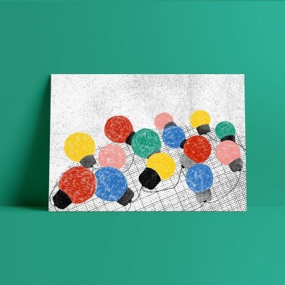 ILUSTRAÇÃO "PARTY LIGHTS" BÁRBARA R.