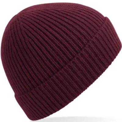 GORRO COM PUNHO NERVURAS CRYING HEART - BURGUNDY (patch branco/preto) COUSINS COLLECTIVE