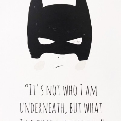 ILUSTRAÇÃO "BATMAN" LEONOR FEIJÓ