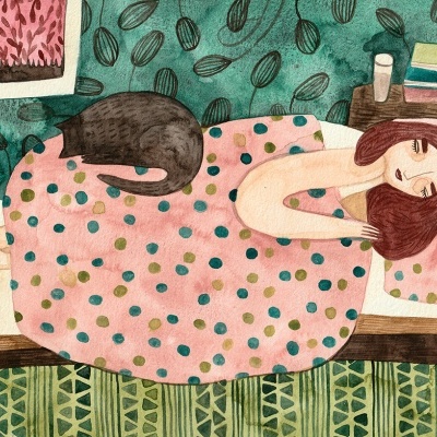 ILUSTRAÇÃO PESSOAL 133 "SLEEPING" MIRJAM SIIM