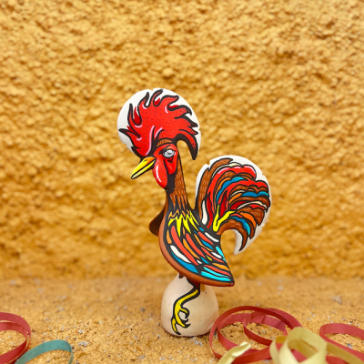 GALO DE BARCELOS 20 CM ZEROS TATTOO