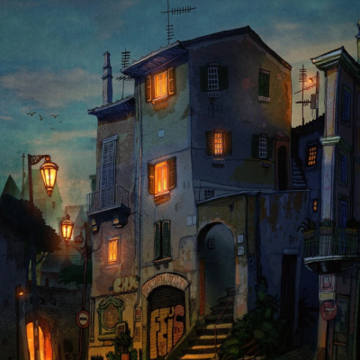 ILUSTRAÇÃO "AT NIGHT" FRANCISCO FONSECA