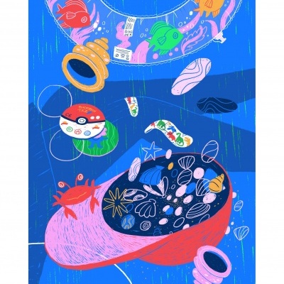 ILUSTRAÇÃO "TIME TRAPPERS 03" MARIA CARLOS CARDEIRO