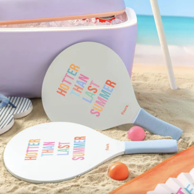 Raquetes de praia "HOTTER THAN LAST SUMMER" FISURA