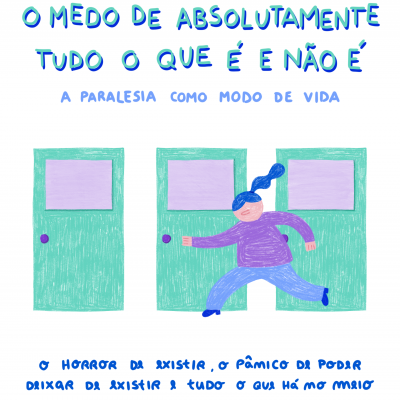 ILUSTRAÇÃO " O MEDO DE ABSOLUTAMENTE TUDO ... " KIKA COM CAPA