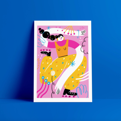 SKATER GIRL A4 DIGITAL PRINT ANA SEIXAS