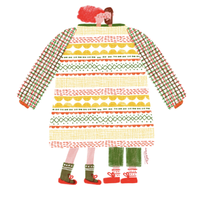 ILUSTRAÇÃO "XMAS SHIRT COUPLE" ANA RITA ROBALO