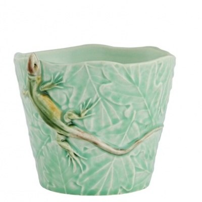 JARDIM DE INSETOS - "VASO COM LAGARTO" BORDALLO PINHEIRO