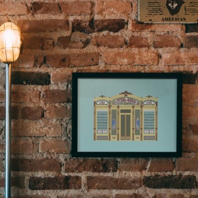 POSTER "MERCEARIA - A PÉROLA DO BOLHÃO" 100% PORTUGAL