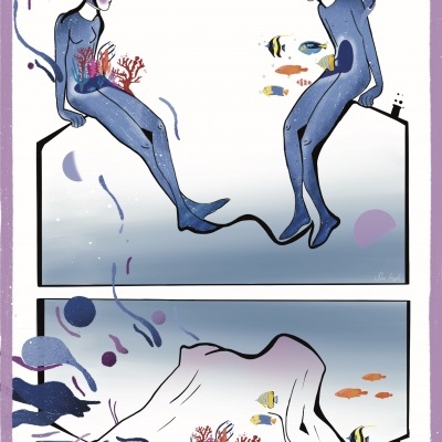 ILUSTRAÇÃO " OXYGEN " SARA FRÁGIL